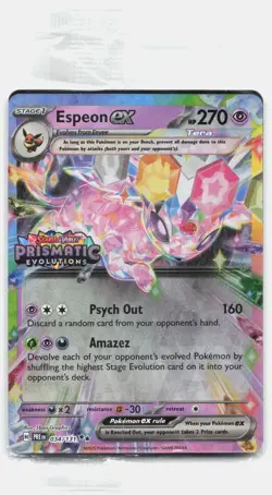 Espeon ex 034/131 Holo Stamped Promo Sealed Pokemon Near Mint - Image 1