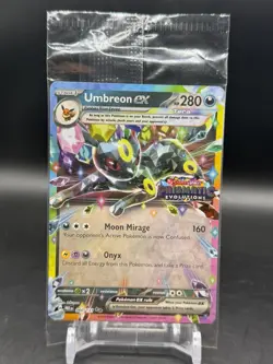 Pokemon Umbreon EX 060/131 Prismatic Evolutions Stamp Promo Sealed - Image 1