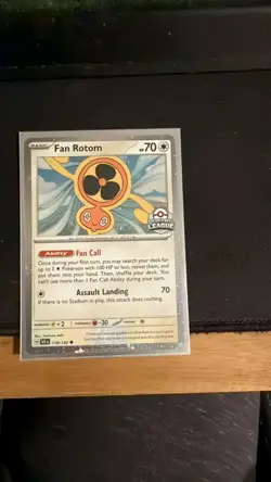 Pokemon Fan Rotom Premier Ball League Stamp Promo 118/142 - Image 1