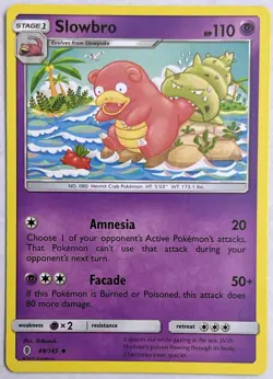 Slowbro 49/145 Uncommon Guardians Rising Pokemon Near Mint - Image 1
