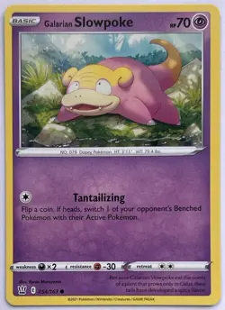 Galarian Slowpoke 054/163 Common Battle Styles Pokemon Near Mint - Image 1