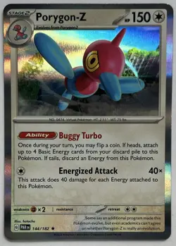 Porygon-Z 144/182 Rare Paradox Rift Pokemon Holo Near Mint - Image 1