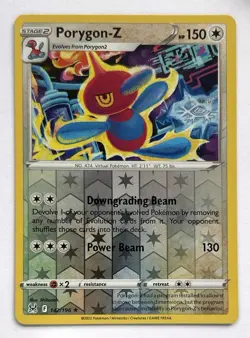 Porygon-Z 142/196 Rare Lost Origin Pokemon Reverse Holo Near Mint - Image 1