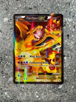 Pokemon TCG Charizard EX XY121 Black Star Full Art Holo Promo NM (Standard Size) - Image 1