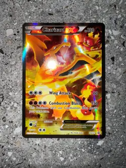 Pokemon TCG Charizard EX XY121 Black Star Full Art Holo Promo NM (Standard Size) - Image 3