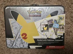 Pokemon Collector's Chest 25th Anniversary 2021 NEW SEALED 6 Booster Packs TCG 820650809415 - Image 1