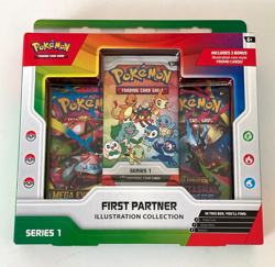 Pokemon TCG First Partner Illustration Collection Series 1 Box - Factory Sealed - Image 1