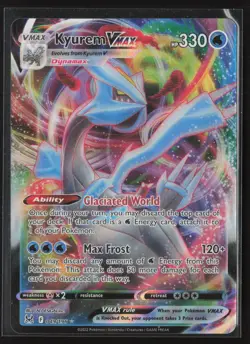 Kyurem VMAX 049/196 Holo VMAX Rare Lost Origin Pokemon Holo Lightly Played - Image 1