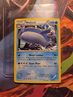 1x - Wailord - 26/124 - Holo Rare NM English Pokemon Dragons Exalted WOW - Image 1