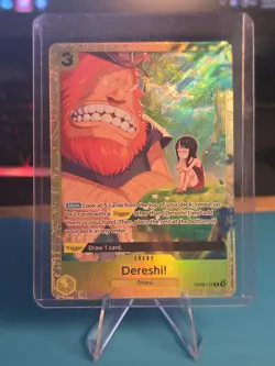 Bandai Dereshi! OP09-117 Event OP09 Foil Ohara One Piece CCG - Image 1