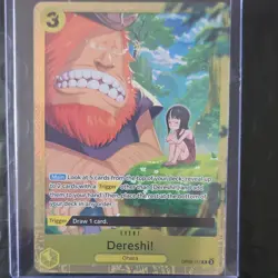 Bandai Dereshi! OP09-117 Event OP09 Foil Ohara One Piece CCG - Image 2