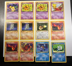 Pokemon Card Lot Of X12 First Edition 1st Edition Rocket Set. - Image 1