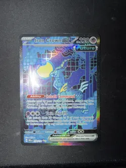 Pokemon TCG Iron Crown EX Prismatic Evolutions Card 158/131 Sir - Image 1