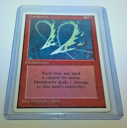 MTG 1x Manabarbs Core Set 4th Edition OLD SCHOOL Magic the Gathering Card x1 LP - Image 2