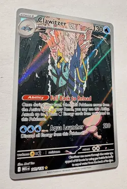 Clawitzer Illustration Rare 141/132 Mega Evolution MEW Pokemon Card NM - Image 3