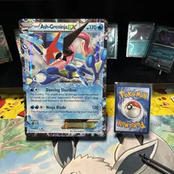 Ash-Greninja EX - (XY Black Star Promos) XY133 Jumbo Cards Holo - Image 1