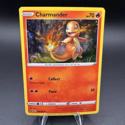 Pokemon Charmander SWSH092 Promo Card SWSH: Sword & Shield 70 HP Flare - Image 1