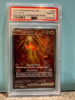 Pokemon TCG Chi-Yu ex 259/193 PSA 10 Special Illustration Rare Paldea Evolved - Image 1