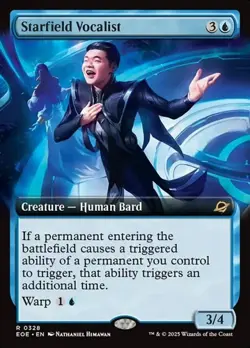 Starfield Vocalist - Extended Art EOE NM MTG - Image 1