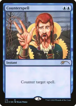 Counterspell - Secret Lair Mark Poole - SLD 175 - Near Mint EN - MTG Magic - Image 1
