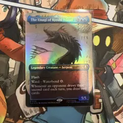 The Unagi of Kyoshi Island (Borderless) #319 (Foil) (NM) TLA Magic MTG - Image 1