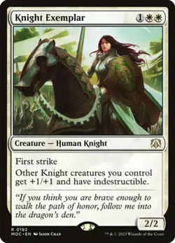 Knight Exemplar MOC NM MTG - Image 1