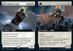 Enduring Angel // Angelic Enforcer - Extended Art MID NM MTG - Image 1
