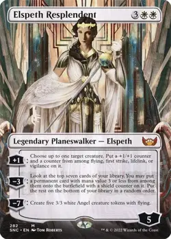 Elspeth Resplendent - Extended Art Streets of New Capenna NM MTG - Image 1