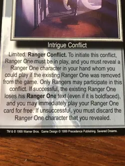 DEN SHA BABYLON 5 CCG RARE CARD NEAR MINT NEVER PLAYED WITH SEVERED DREAMS - Image 3