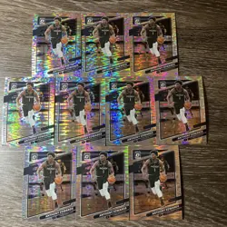 ANTHONY EDWARDS 2021-22 DONRUSS OPTIC PRIZM SILVER PULSAR HOLO #83 Lot Of 10 - Image 1