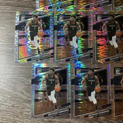 ANTHONY EDWARDS 2021-22 DONRUSS OPTIC PRIZM SILVER PULSAR HOLO #83 Lot Of 10 - Image 2