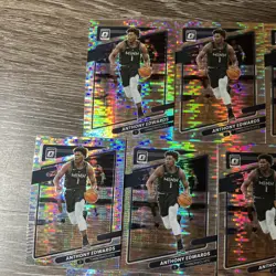 ANTHONY EDWARDS 2021-22 DONRUSS OPTIC PRIZM SILVER PULSAR HOLO #83 Lot Of 10 - Image 3