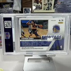 Panini 2020-21 Mosaic Montage Prizm Stephen Curry #28 PSA 10 Warriors NBA - Image 2