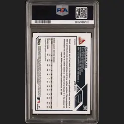 2023 Topps Chrome - Jordan Walker #209 Refractor (RC) PSA 10 - Image 2