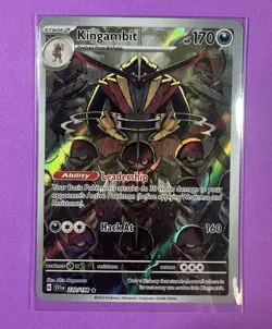 KINGAMBIT 220/198 POKEMON SCARLET & VIOLET ILLUSTRATION RARE NM - Image 1