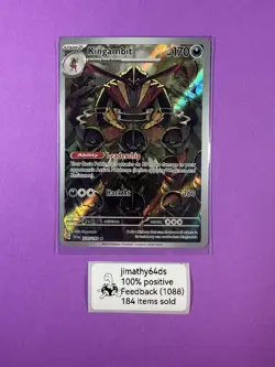 KINGAMBIT 220/198 POKEMON SCARLET & VIOLET ILLUSTRATION RARE NM - Image 2