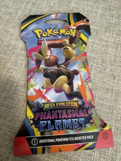 AUTHENTIC NEW Pokemon TCG Mega Evolution Phantasmal Flames Booster 4 Pack Bundle - Image 2