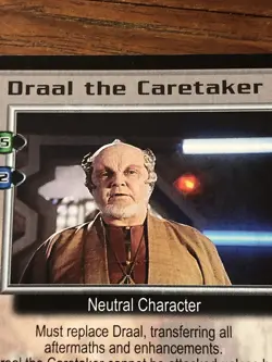 DRAAL THE CARETAKER BABYLON 5 CCG RARE CARD NEAR MINT UNPLAYED SEVERED DREAMS - Image 1