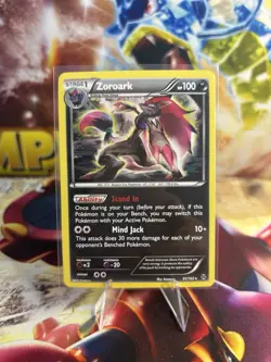Zoroark 91/162 Promo Cosmos Holo Rare Pokemon XY Breakthrough 2015 - Image 1