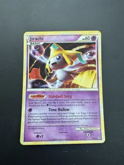 POKEMON TCG JIRACHI 1/95 HGSS UNLEASHED RARE HOLO!! - Image 1