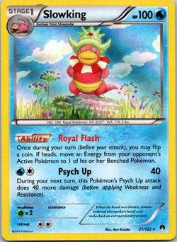 Slowking 21/122 Holo Rare Breakpoint 2016 Pokemon TCG Near Mint - Image 1