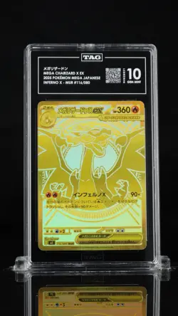 TAG 10 GEM MINT Mega Charizard X ex MUR 116/080 Inferno X M2 Pokemon Japanese - Image 1