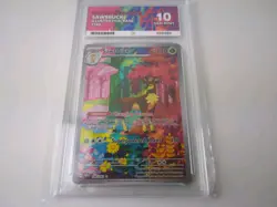 Pokemon TCG Sawsbuck 166/162 Temporal Forces Graded Ace 10 - Image 4