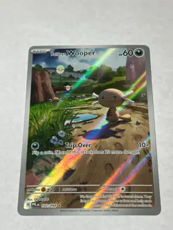 Paldean Wooper 102/094 Illustration Rare Phantasmal Flames Pokemon Near Mint - Image 1