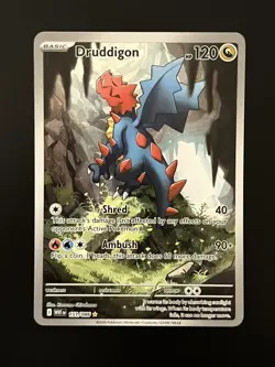 Druddigon 151/086 | Illustration Rare, White Flare | Pokemon TCG | NM - Image 1