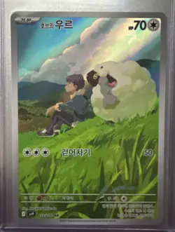 Hop's Wooloo AR 112/100 sv9 Battle Partners Pokemon Card Korean - Image 1