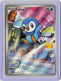 Piplup - 042 042 Holo Promo ME: Mega Evolution Promo Pokemon Near Mint - Image 1