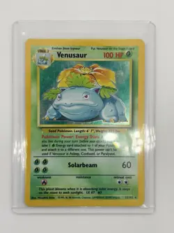 Pokemon Venusaur 15/102 Holo Base Set MP - Image 5