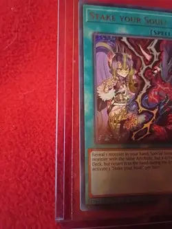 Yu-Gi-Oh! Stake Your Soul! 1st Edition Collector's Rare Card WISU-EN023 NM - Image 2