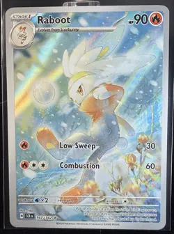 Pokemon Raboot 147/142 Sv07: Stellar Crown Illustration Rare Holo- NM - Image 1